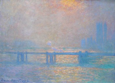 Charing Cross Bridge, The Thames by Claude Monet